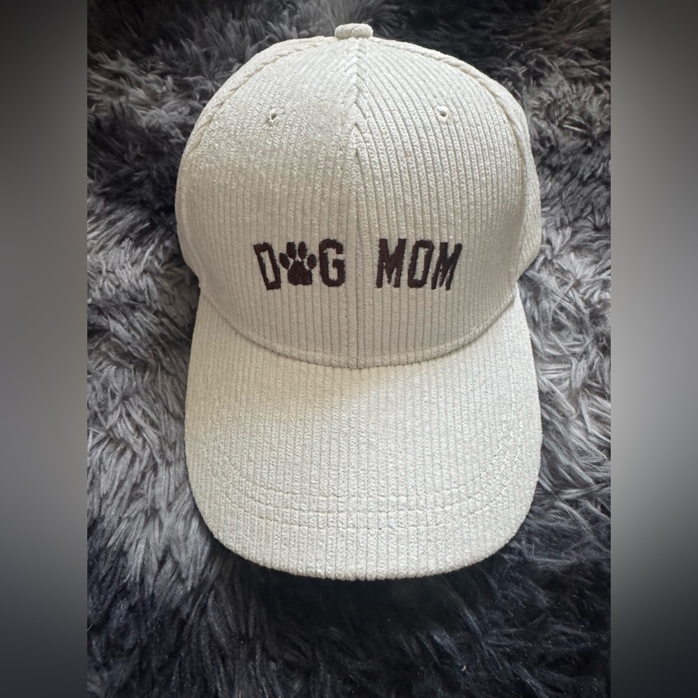 Francesca's Collections Cream Dog Mom Cap
